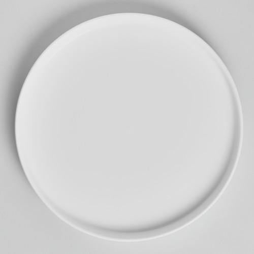 Kaden White Plate Short Stackable 26cm 2