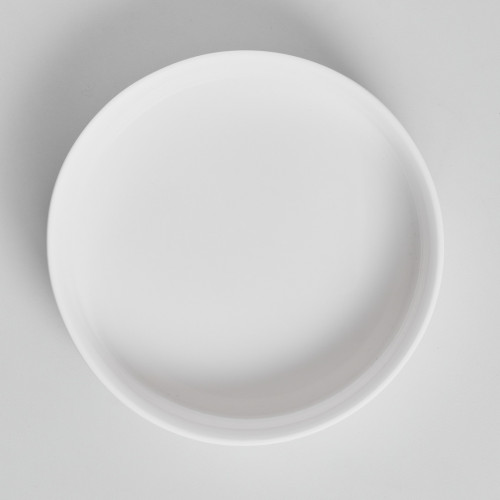 Kaden White Plate Tall Stackable 13cm 3