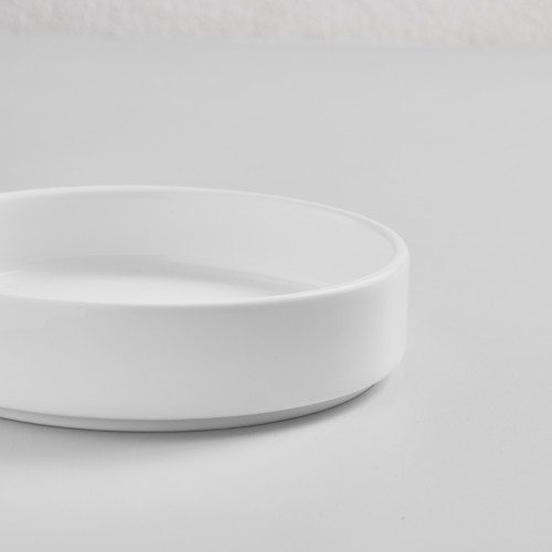 Kaden White Plate Tall Stackable 20cm 2