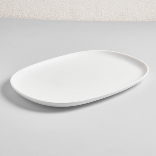 Ora White Platter Large 33 x 23cm 2