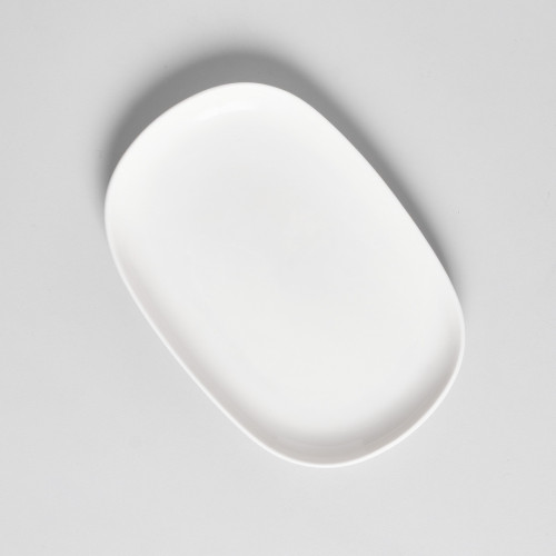 Ora White Platter Small 21.5 x 15cm