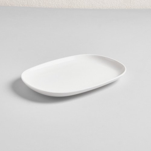 Ora White Platter Small 21.5 x 15cm 3