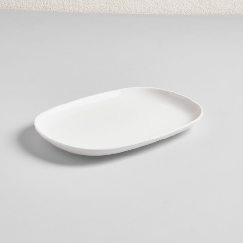 Ora White Platter Small 21.5 x 15cm 3