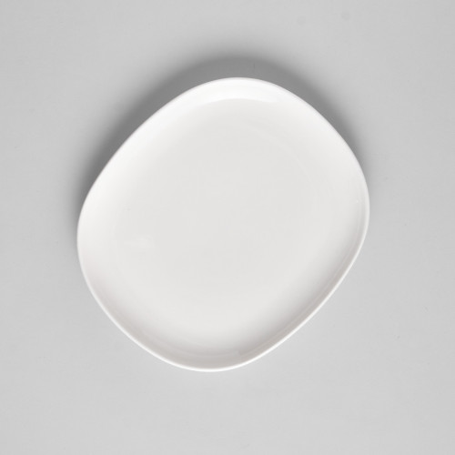 Ora White Salad/Dessert Plate - Large 23 x 20cm