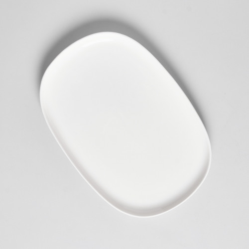 Ora White Platter Medium 27 x 19cm