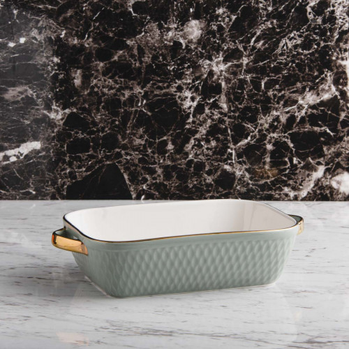 Argyle Rectangular Baking Pan 10" - Gray