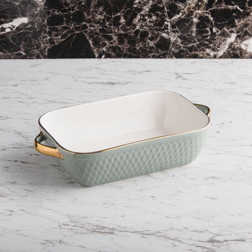 Argyle Rectangular Baking Pan 10" - Gray 3