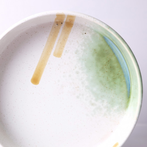 White Serene Semi-Bowl 8" 3