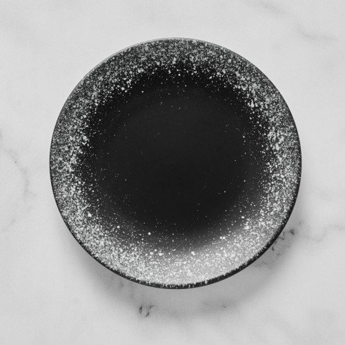 Black Kemuri Sharing Plate 6"