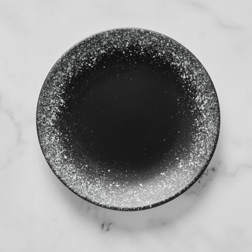Black Kemuri Sharing Plate 6"