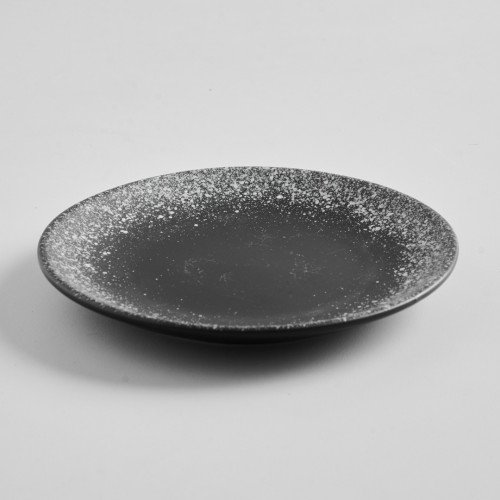 Black Kemuri Sharing Plate 6" 2