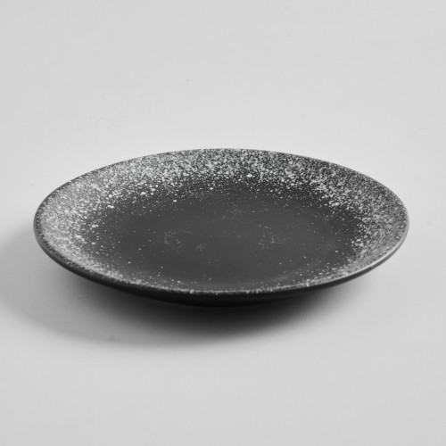 Black Kemuri Sharing Plate 6" 2