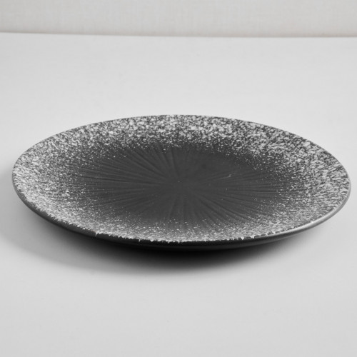 Black Kemuri Dinner Plate 9" 2
