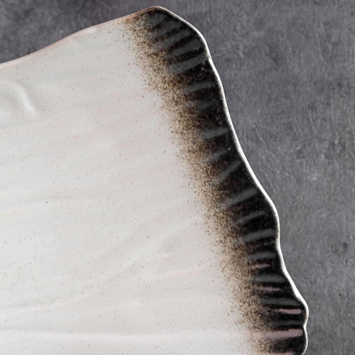 Wakana Asymmetric Salad Plate 9" 2