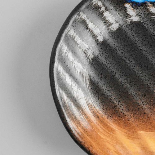 Dark Brown Fusion Salad Plate 8" 4