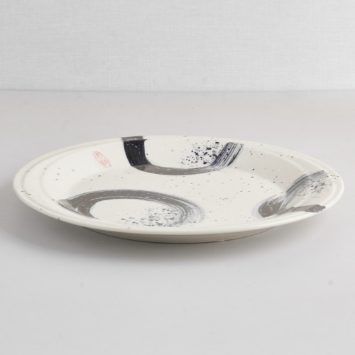 Kasumi White Dinner Plate 10" 3