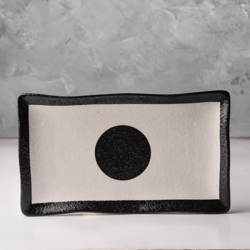 Origin Black Long Plate 9"