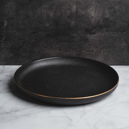 Black Clarity Dinner Plate 10" 2