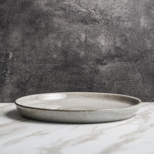 Ancient Gray Dinner Plate 10" 4