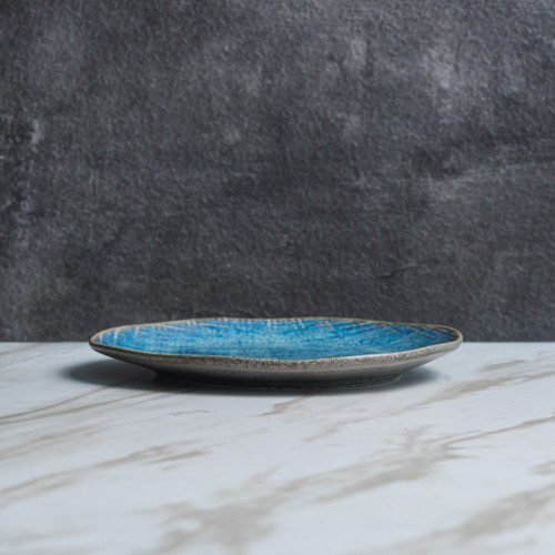 Cerulean Shade Uneven Salad Plate 7" 4
