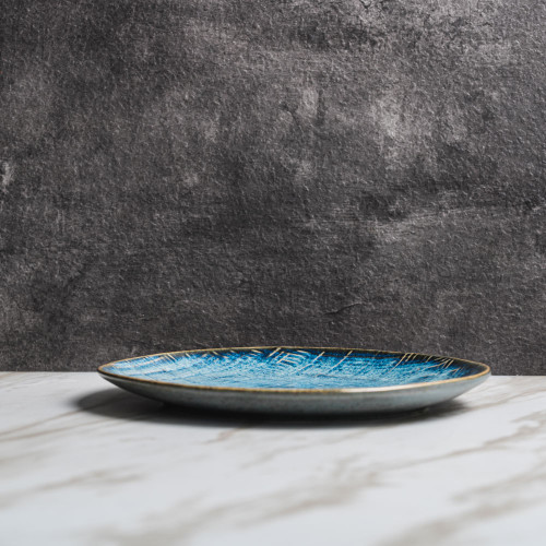 Cerulean Shade Round Salad Plate 8” 3