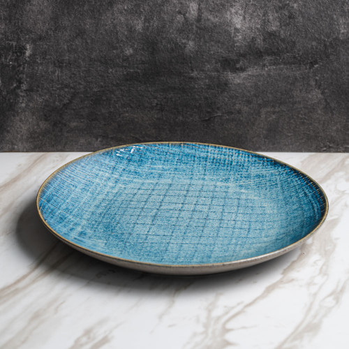 Cerulean Shade Round Dinner Plate 10" 2