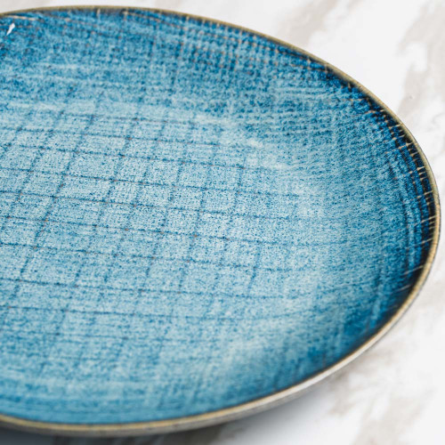 Cerulean Shade Round Dinner Plate 10" 3
