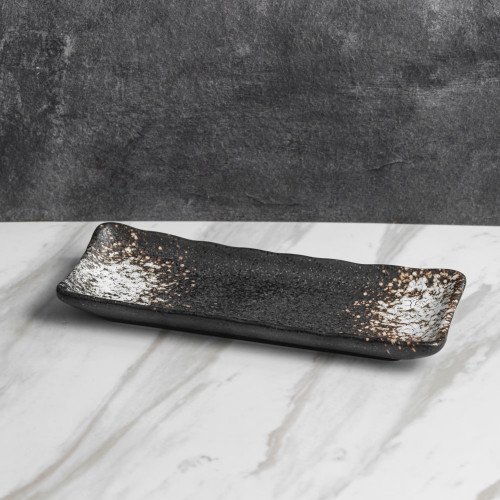 Steam White Long Plate 8"