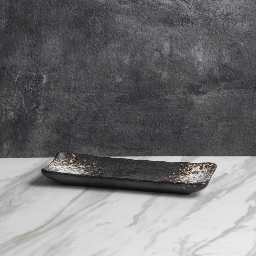 Steam White Long Plate 8" 2