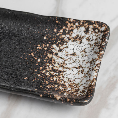 Steam White Long Plate 8" 3