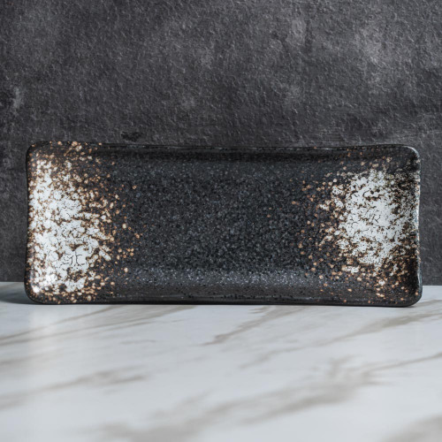 Steam White Long Plate 8" 4