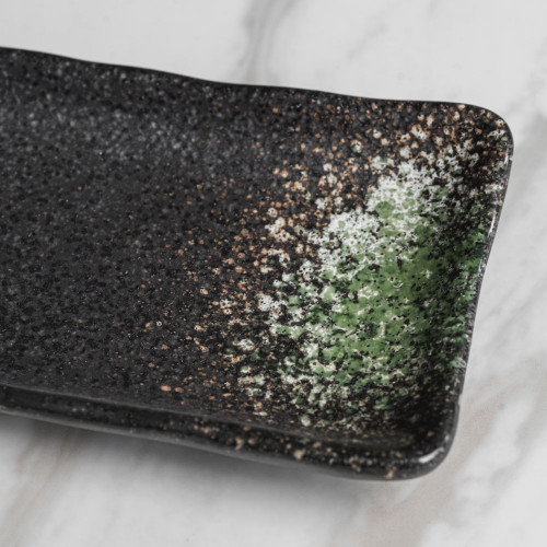 Jade Green Long Plate 8" 3