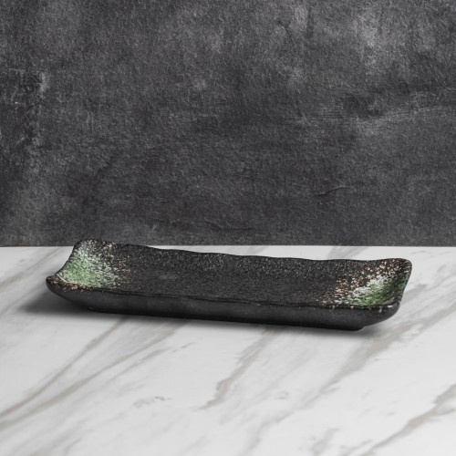 Jade Green Long Plate 8" 4