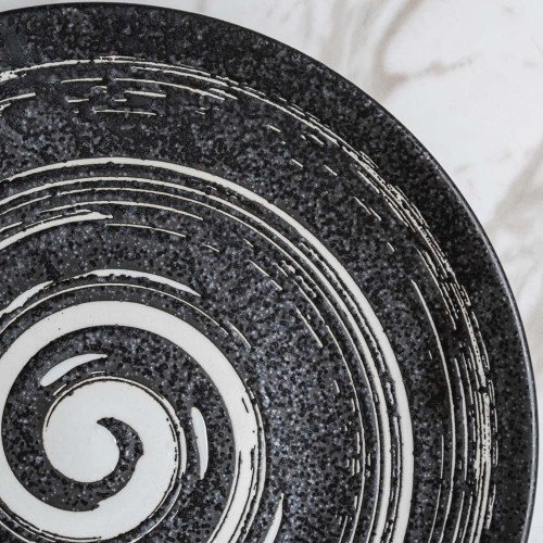 Vanity Black Dinner Plate 10" 4