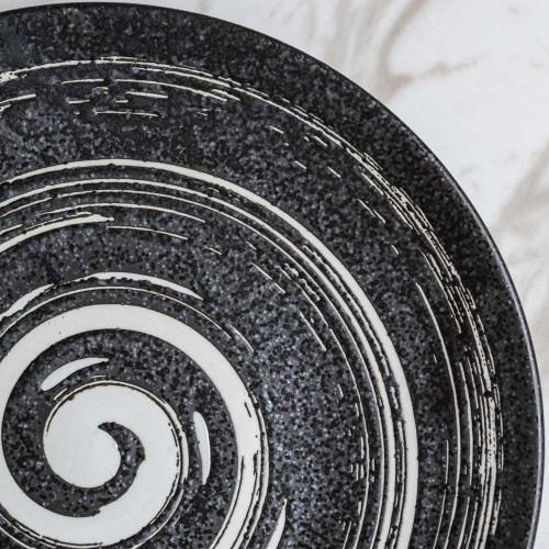 Vanity Black Dinner Plate 10" 4