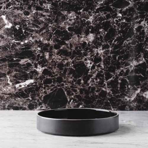Black Solitude 8” Salad Plate 3