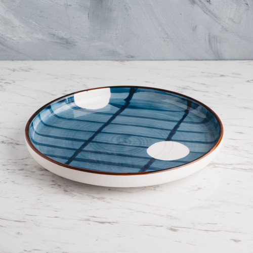 Meiji Blue Blossom Salad Plate 8" 4