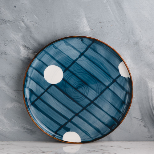 Meiji Blue Blossom Dinner Plate 10"