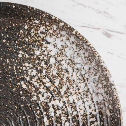 Steam White Textured Dinner Plate 10" 5