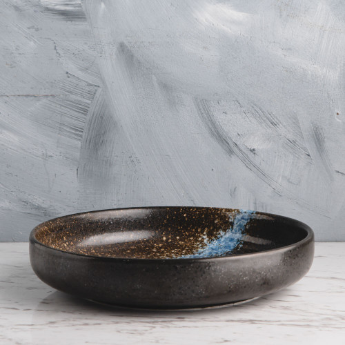 Luster Blue Semibowl 8" 4