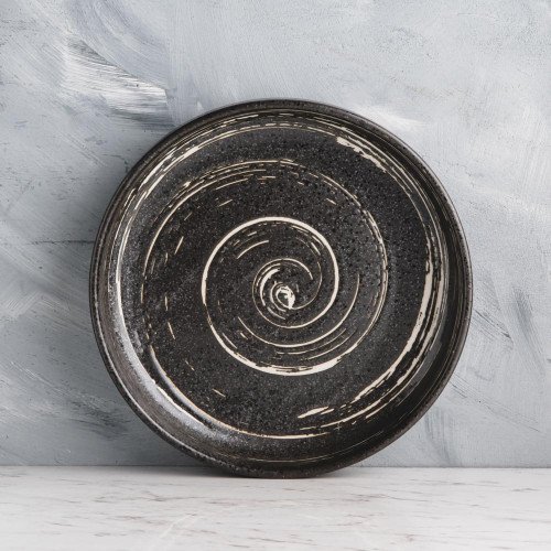 Vanity Black Semibowl 8"