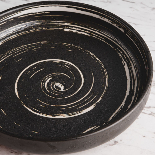 Vanity Black Semibowl 8" 2