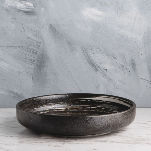 Vanity Black Semibowl 8" 3