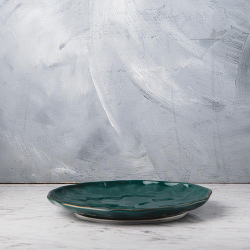 Sliver Tint Green Salad Plate 8.6" 2