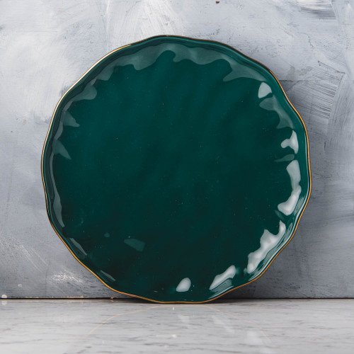 Sliver Tint Green Dinner Plate 10"