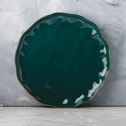 Sliver Tint Green Dinner Plate 10"
