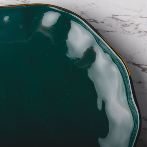 Sliver Tint Green Dinner Plate 10" 5