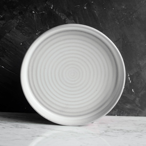 Terra Stoneware Antigo High-Rim Plate 8"