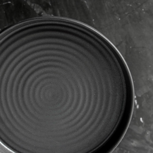 Carbon Shade High-Rim Plate 8" 2