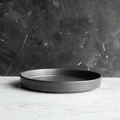 Carbon Shade High-Rim Plate 8" 3